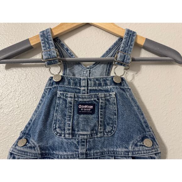 Vintage Oshkosh B'Gosh‎ Vestbak Denim Pant Overalls Size 2T - Picture 2 of 8